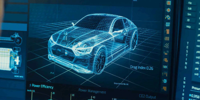 Perspective View Electric powertrain