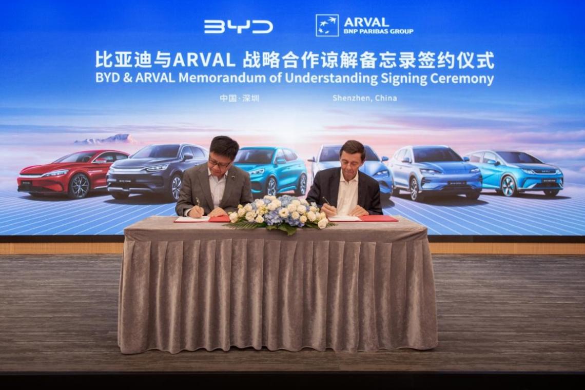 Signature MOU Arval BYD